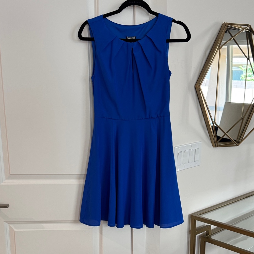 Express Royal Blue Mini Dress